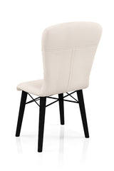 Scaun Babyface Safir Crema Picioare Negru