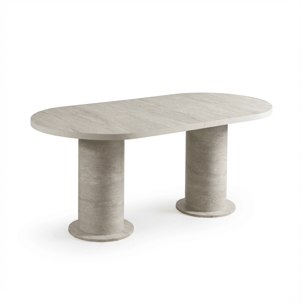 Masa Desire Ada 90*180 cm Marble Traverten