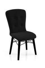Babyface Safir Scaun Negru (piciore negru) / Desire Furniture - Desire Furniture