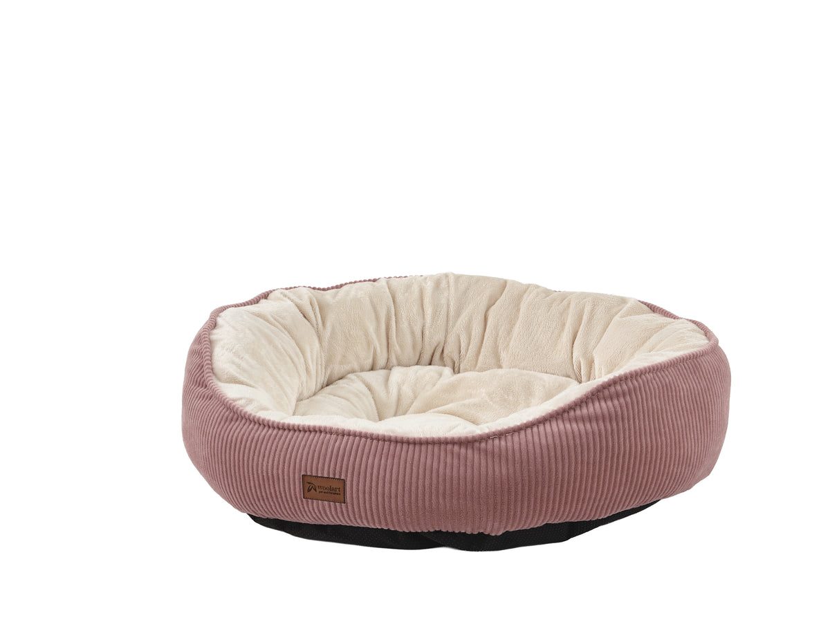 Pat Legend de lux pentru pisici/câini, bază antiderapantă, material certificat, lavabil, Rose-Crem