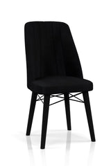 Babyface Madrid Scaun Negru (picioare negru) / Desire Furniture - Desire Furniture