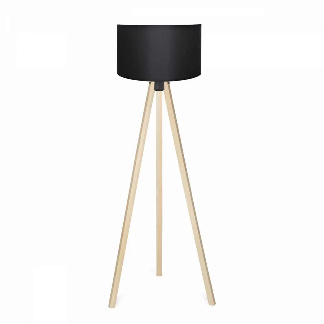 Desire Lampă de Podea Practică din Lemn cu Trei Picioare - Desire Furniture