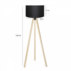 Desire Lampă de Podea Practică din Lemn cu Trei Picioare - Desire Furniture