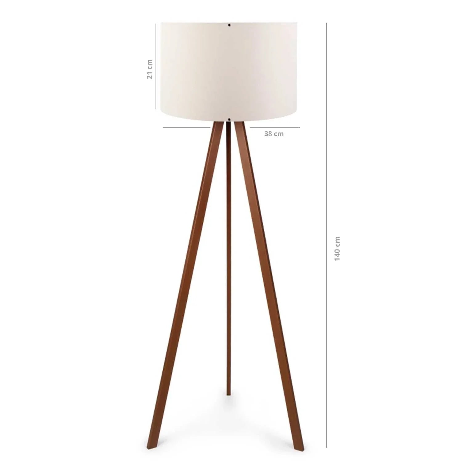 Desire Lampa de Podea Practica din Lemn cu trei Picioare - Desire Furniture