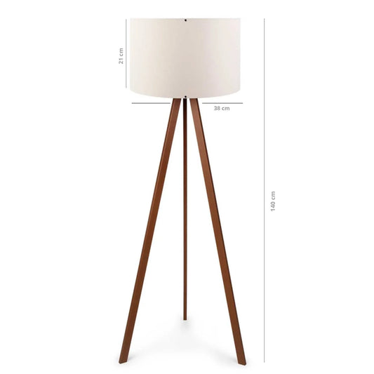 Desire Lampa de Podea Practica din Lemn cu trei Picioare - Desire Furniture