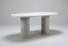 Masa Desire Ada 90*180 cm Marble Traverten