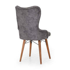 Lord Set Masa 80*170 Extensibila si Scaune 6 bucati Gri