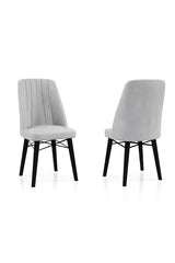 Scaun Babyface Madrid Gri Picioare Negru