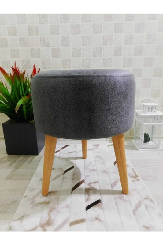 Taburet Petra Gri Antracit / Desire Furniture - Desire Furniture