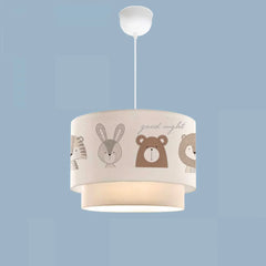 Desire Lampă suspendată cu tort imprimat din material textil pentru copii, pentru camera copiilor - Desire Furniture