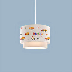 Desire Lampă suspendată pentru camera copiilor cu imprimeu textil - Desire Furniture