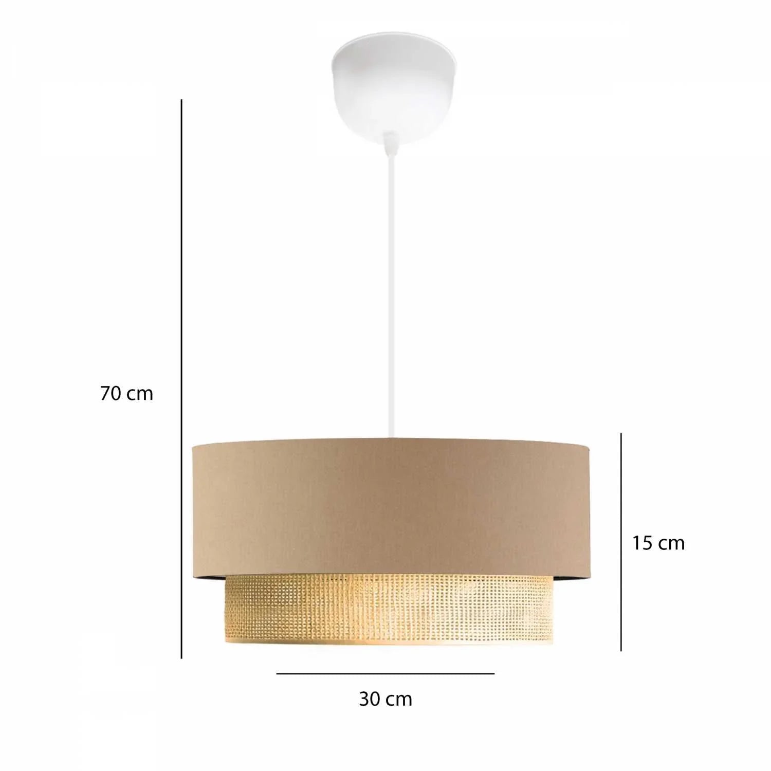 Desire Candelabru cu pandantiv din material textil Bohemian Series - Desire Furniture
