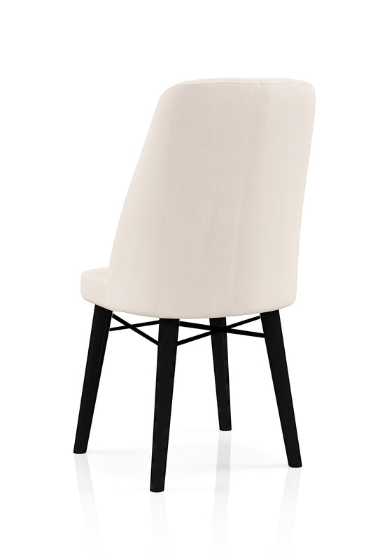 Scaun Babyface Madrid Crema Picioare Negru