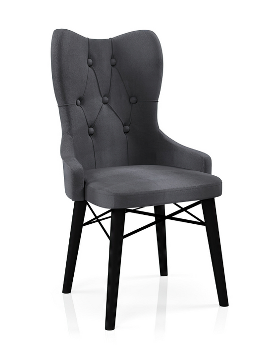 Babyface Lord Scaun Gri Antracit (picioare negru) / Desire Furniture - Desire Furniture