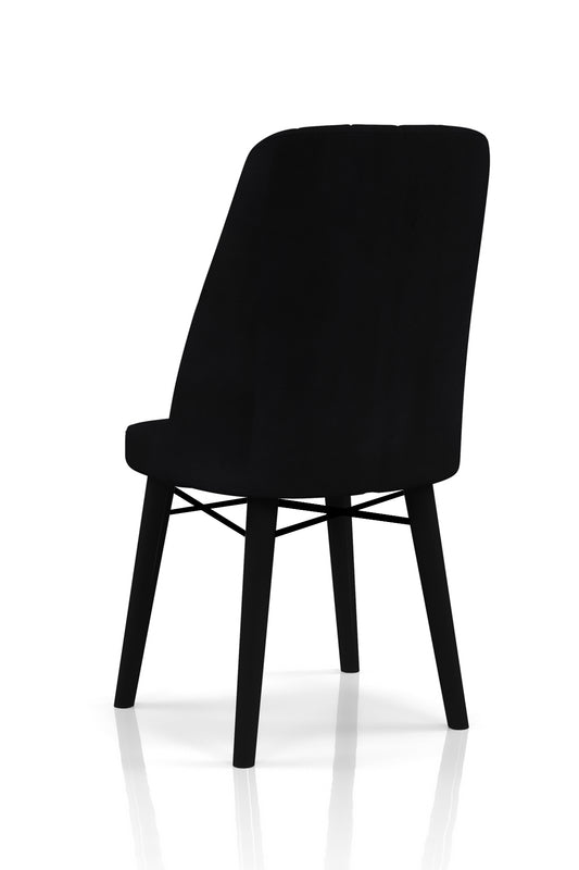 Scaun Babyface Madrid Negru Picioare Negru