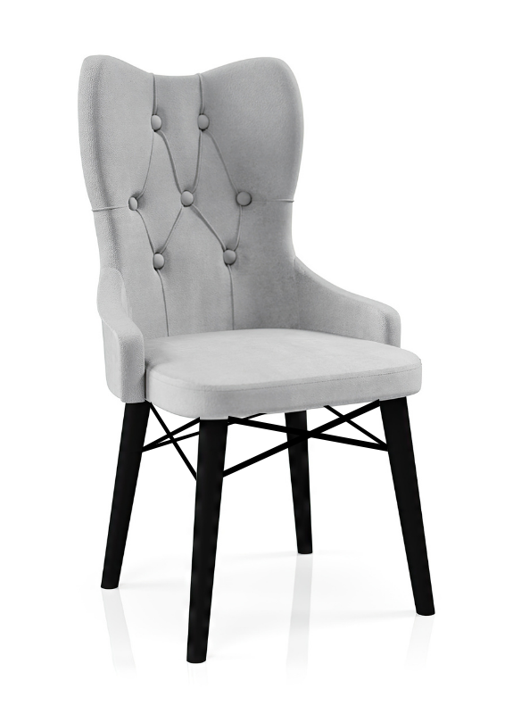 Babyface Lord Scaun Gri (picior negru) / Desire Furniture - Desire Furniture