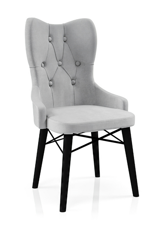 Babyface Lord Scaun Gri (picior negru) / Desire Furniture - Desire Furniture