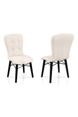 Scaun Babyface Safir Crema Picioare Negru