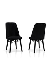 Scaun Babyface Madrid Negru Picioare Negru