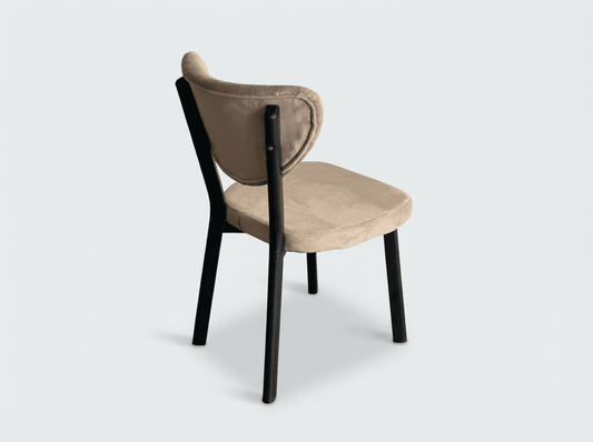 Scaun Mar, Cafenea, Restaurant, Bucatarie, Living, Metal, Babyface Textil, Cappuccino - Desire Furniture