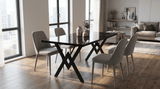 Masa Teddy 80*120, Bucatarie, Living, Cafenea, Marmura Negru