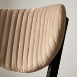 Scaun Mar, Cafenea, Restaurant, Bucatarie, Living, Metal, Babyface Textil, Cappuccino - Desire Furniture