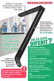 Raft suspendat pentru partea superioară a caloriferului (fără găurire) – Raft alb oval pentru calorifer / Consolă