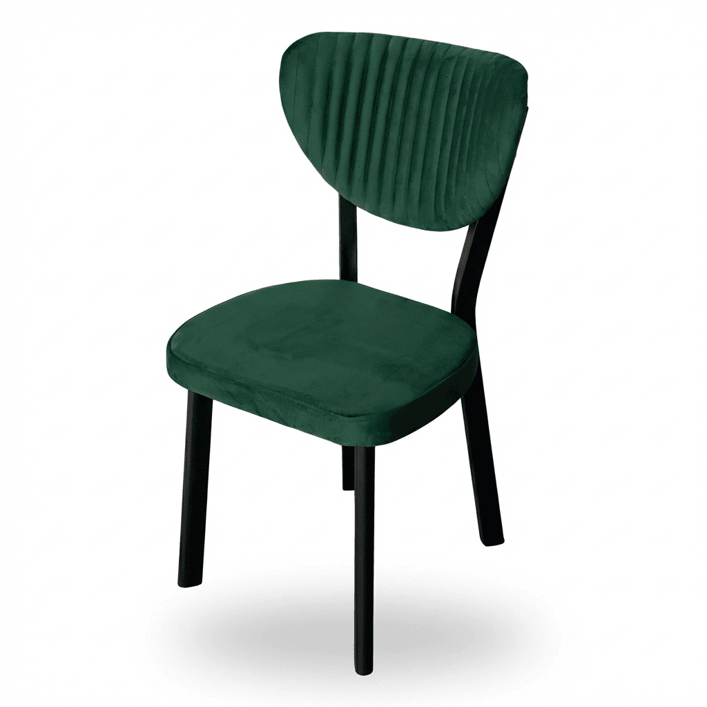Scaun Mar, Cafenea, Restaurant, Bucatarie, Living, Metal, Babyface Textil, Verde - Desire Furniture