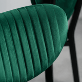 Scaun Mar, Cafenea, Restaurant, Bucatarie, Living, Metal, Babyface Textil, Verde - Desire Furniture