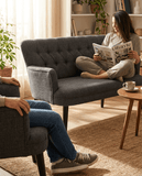 Set Canapea Pera Tea Set - Mobilier Pentru cafenea, birou, balcon, grădină, sufragerie, material textil