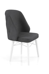 Babyface Lexus Scaun Gri Antracit (picioare albe) / Desire Furniture - Desire Furniture