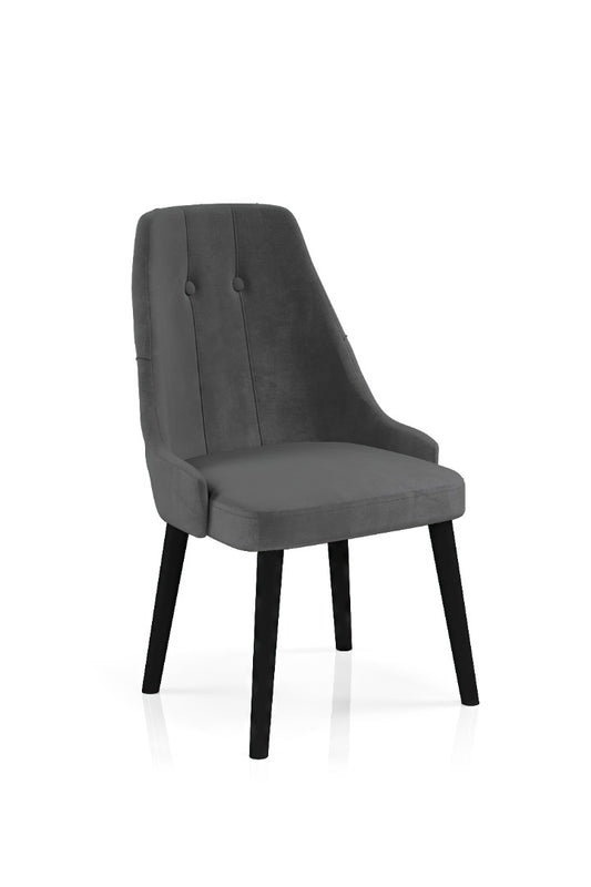 Babyface Eros Scaun Gri Antracit (picior negru) / Desire Furniture - Desire Furniture