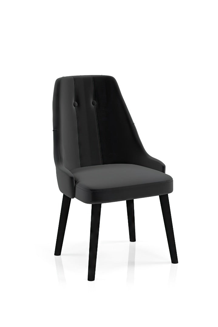 Babyface Eros Scaun Negru (picior negru) / Desire Furniture - Desire Furniture