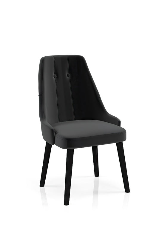 Babyface Eros Scaun Negru (picior negru) / Desire Furniture - Desire Furniture