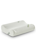Pernă ortopedică vâscoasă cu suport medical pentru gât, cu husă din bambus 51x41x13