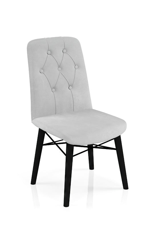 Babyface Bancă Scaun Gri (picior negru) / Desire Furniture - Desire Furniture