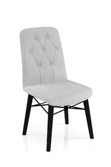 Babyface Bancă Scaun Gri (picior negru) / Desire Furniture - Desire Furniture