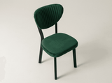 Scaun Mar, Cafenea, Restaurant, Bucatarie, Living, Metal, Babyface Textil, Verde - Desire Furniture