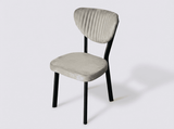 Scaun Mar, Cafenea, Restaurant, Bucatarie, Living, Metal, Babyface Textil, Gri Deschis - Desire Furniture