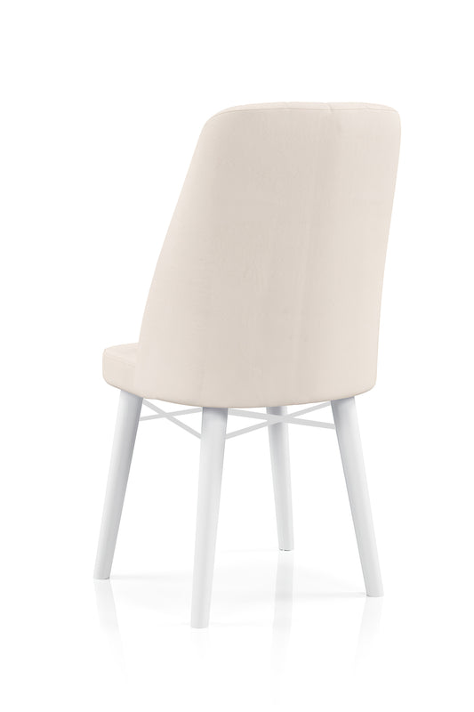 Scaun Babyface Madrid Crema Picioare Albe