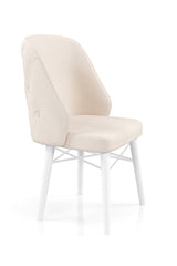 Babyface Lexus Scaun Crema (picioare albe) / Desire Furniture - Desire Furniture