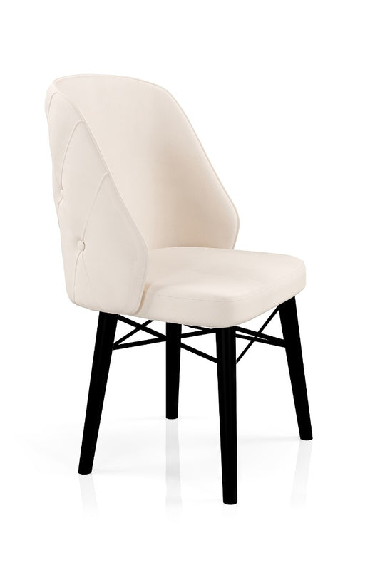 Babyface Lexus Scaun Crema (picioare negru) / Desire Furniture - Desire Furniture
