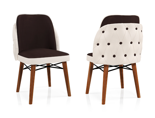Babyface Alfa Scaun Maro-Crema / Desire Furniture - Desire Furniture