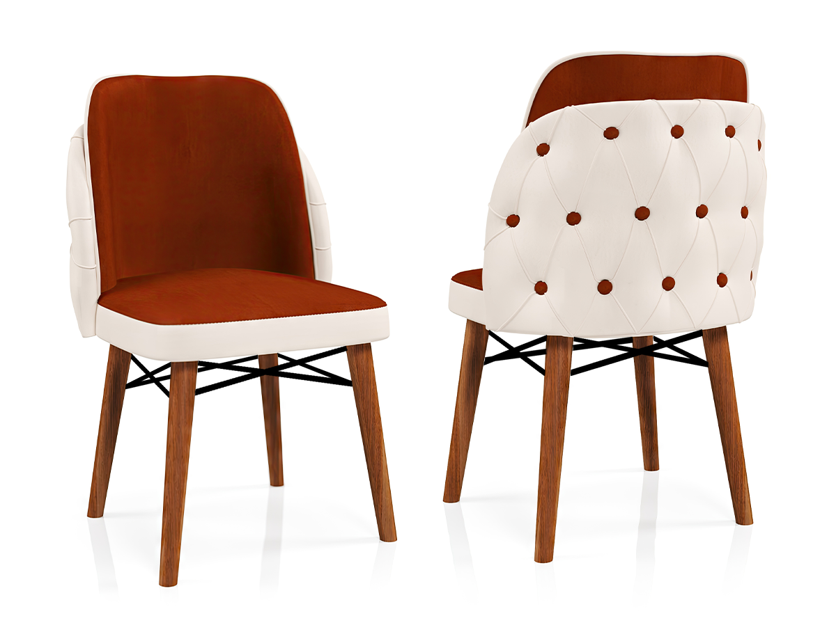 Babyface Alfa Scaun Caramida-Crema / Desire Furniture - Desire Furniture