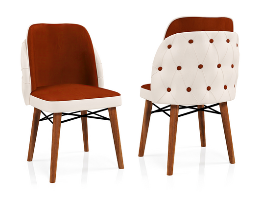 Babyface Alfa Scaun Caramida-Crema / Desire Furniture - Desire Furniture