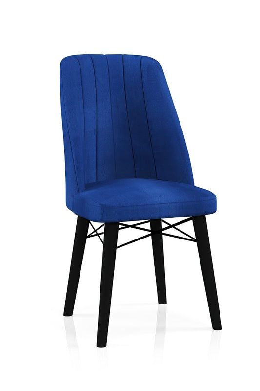 Babyface Madrid Scaun Albastru (picioare negru) / Desire Furniture - Desire Furniture