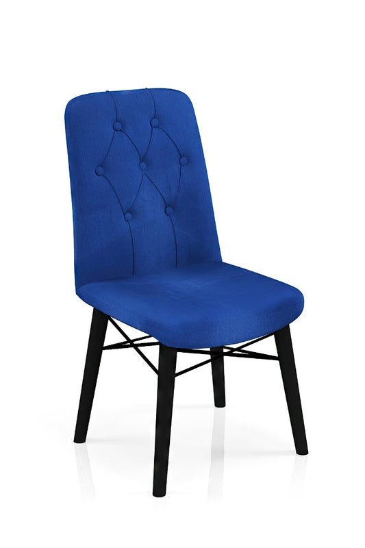 Babyface Bancă Scaun Albastru (picior negru) / Desire Furniture - Desire Furniture