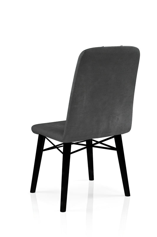Banca Scaun Babyface Gri Antracit Picior Negru