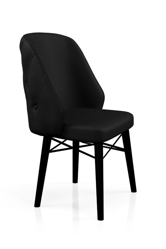 Babyface Lexus Scaun Negru (picioare negru) / Desire Furniture - Desire Furniture