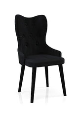 Babyface Lord Scaun Negru (picioare negru) / Desire Furniture - Desire Furniture